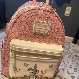 RARE: limited edition Pink Sequin Thumper Loungefly